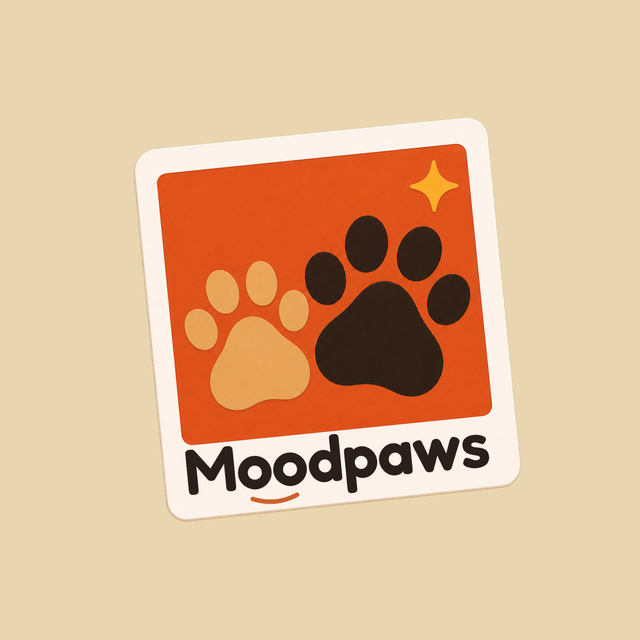 Moodpaws paw-print photo mark